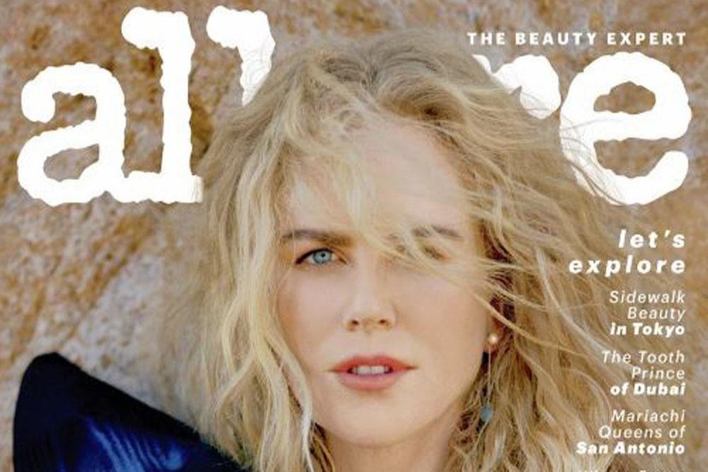 Nicole Kidman on the cover of Allure magazine