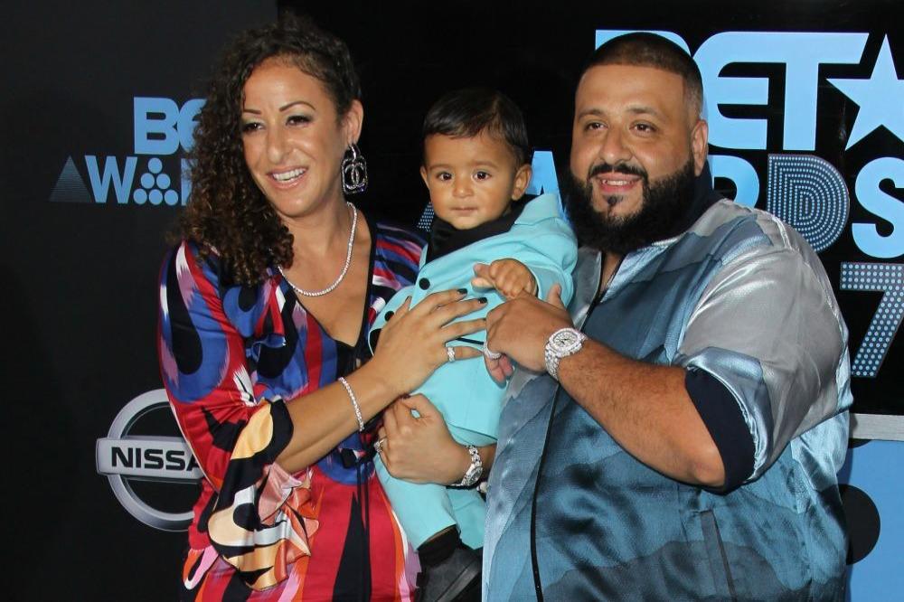 DJ Khaled, Nicole Tuck, and their son Asahd