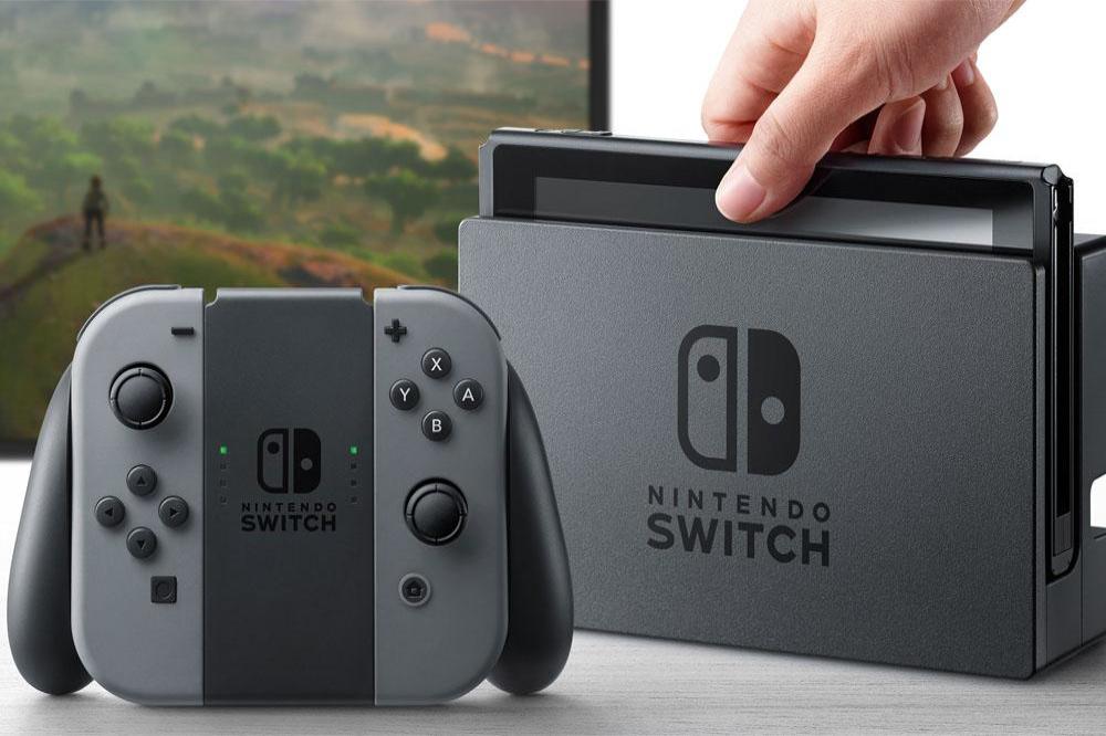The Nintendo Switch console