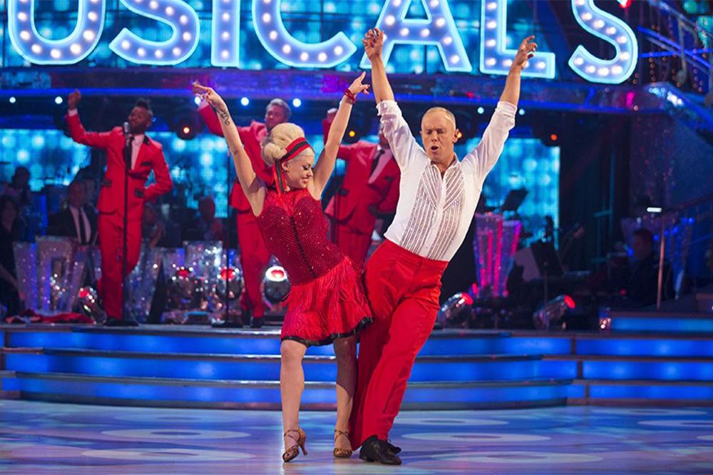 Robert Rinder competing in Strictly Come Dancing 