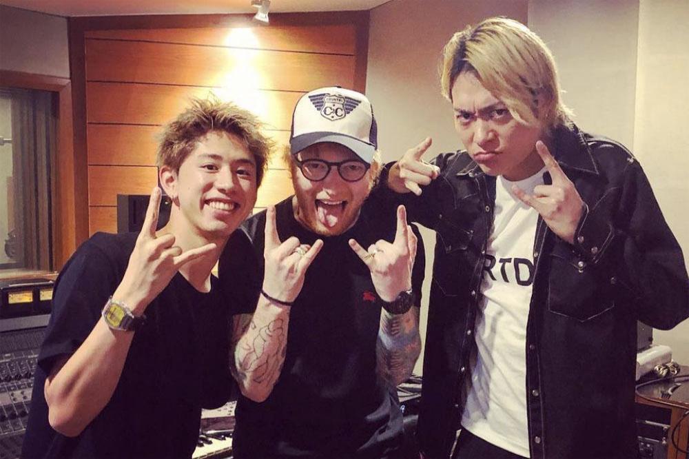 Ed Sheeran Hits The Studio With Japanese Rockers One Ok Rock