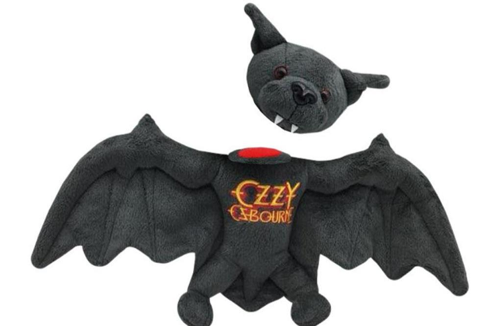 Ozzy Osbourne bat plush toy