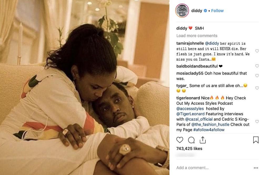 P. Diddy's Instagram (c) post