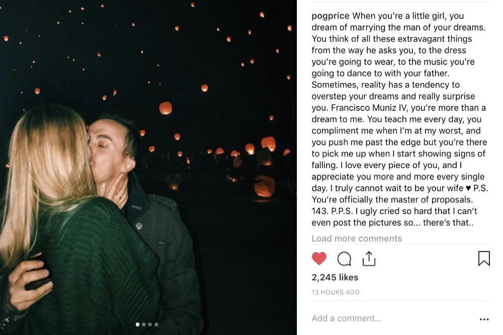 Paige Price and Frankie Muniz via Instagram (c)