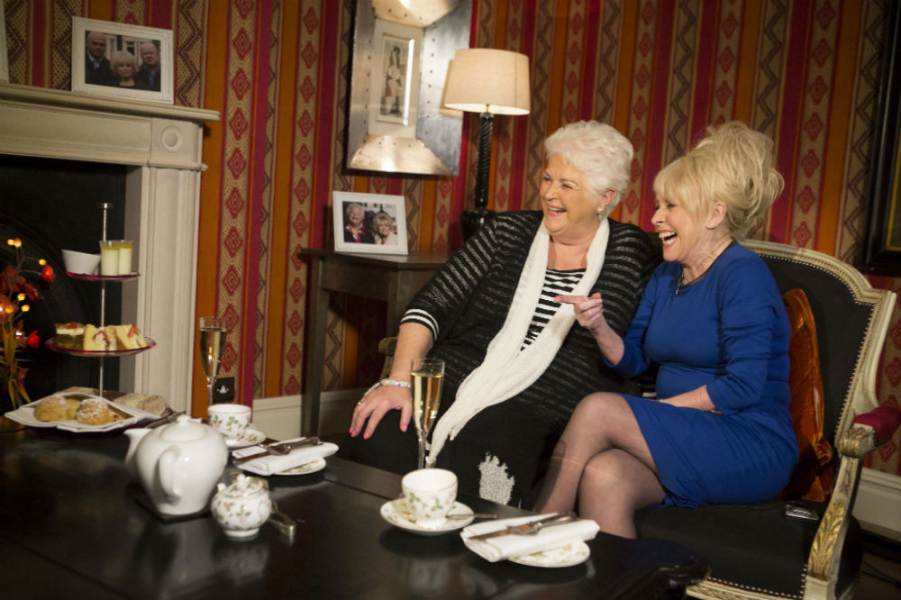 Pam St Clement and Dame Barbara Windsor