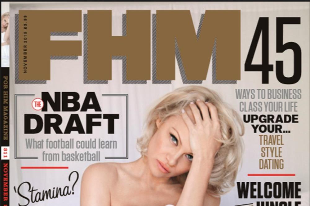 Pamela Anderson covers FHM Photo by: Emma Dunlavey/JME Photo/RAW