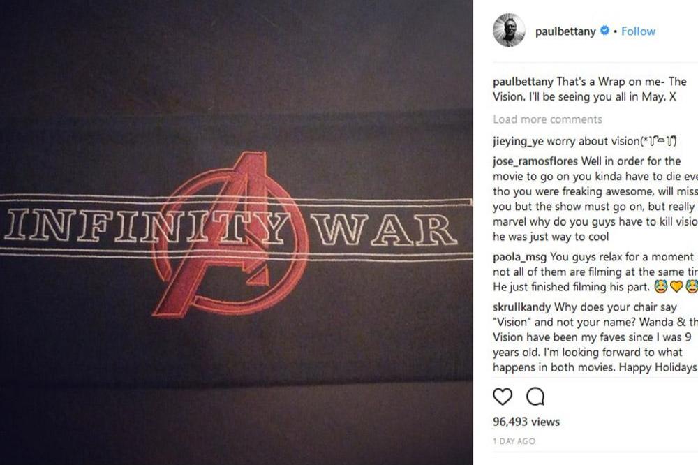 Paul Bettany (c) Instagram
