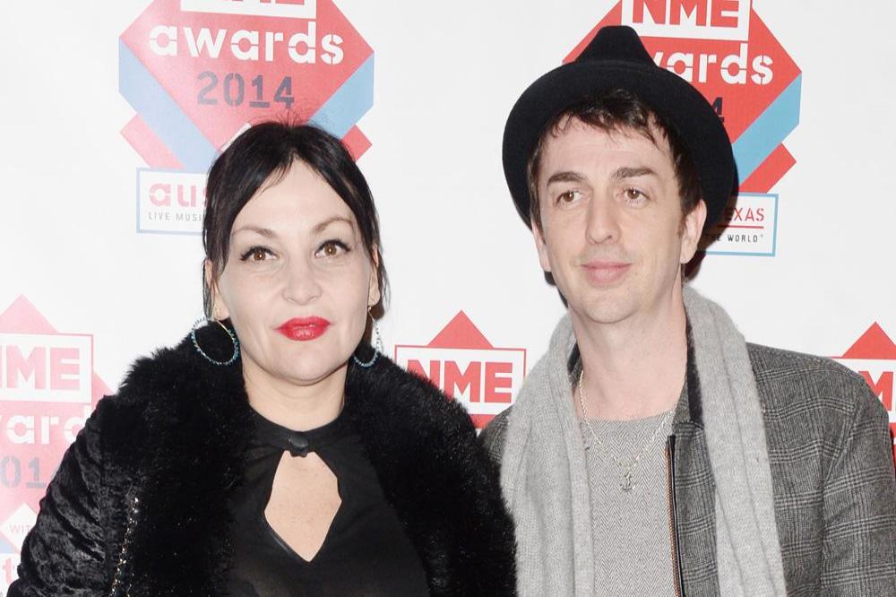 Pearl Lowe with husband Danny Goffey