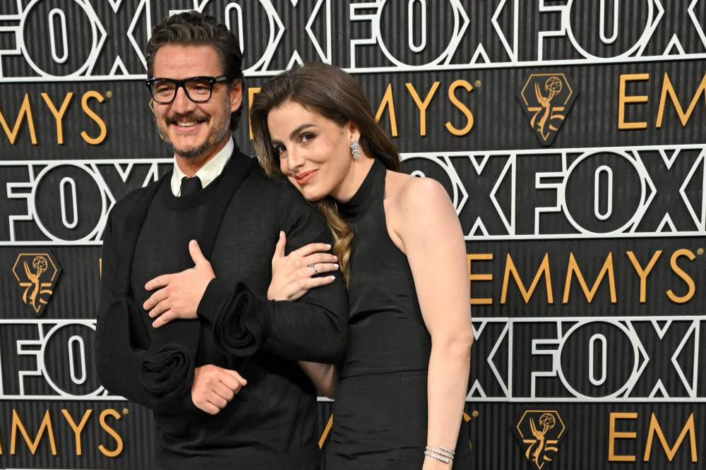 Pedro Pascal with sister Lux at the Emmy awards