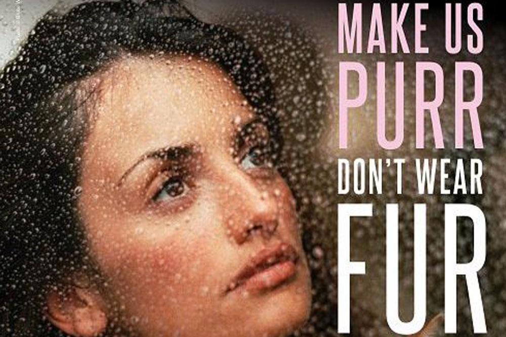 Penelope Cruz joins up with PETA to spread antifur message