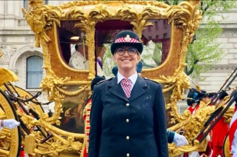 Penny Lancaster served during the coronation (c) Instagram