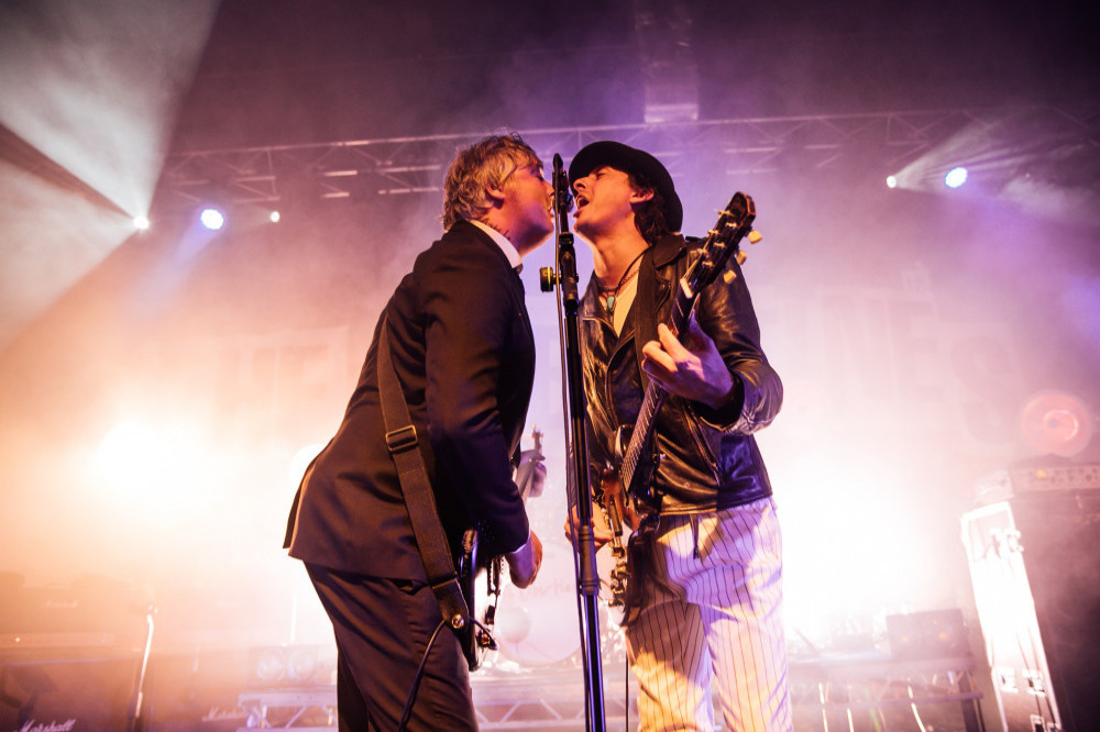 Pete Doherty and Carl Barat from The Libertines