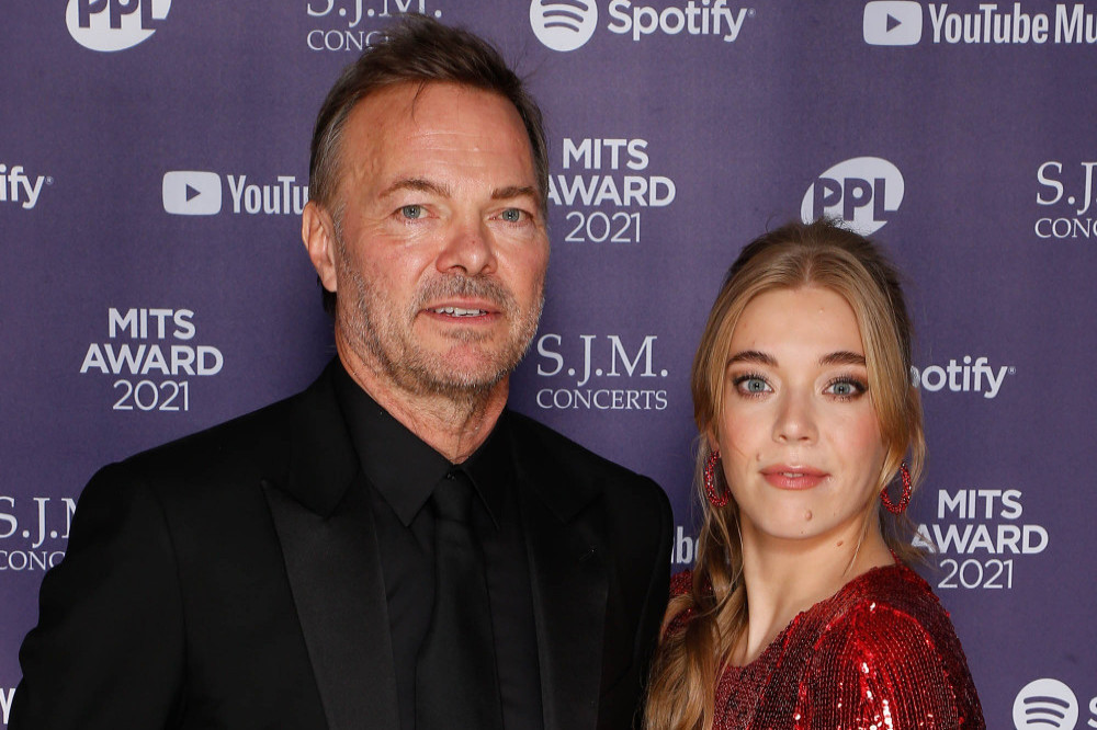 Pete Tong and Becky Hill at the Music Industry Trusts Award ceremony in London