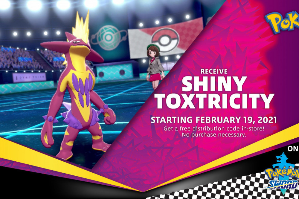 Pokemon's free Shiny Toxtricity