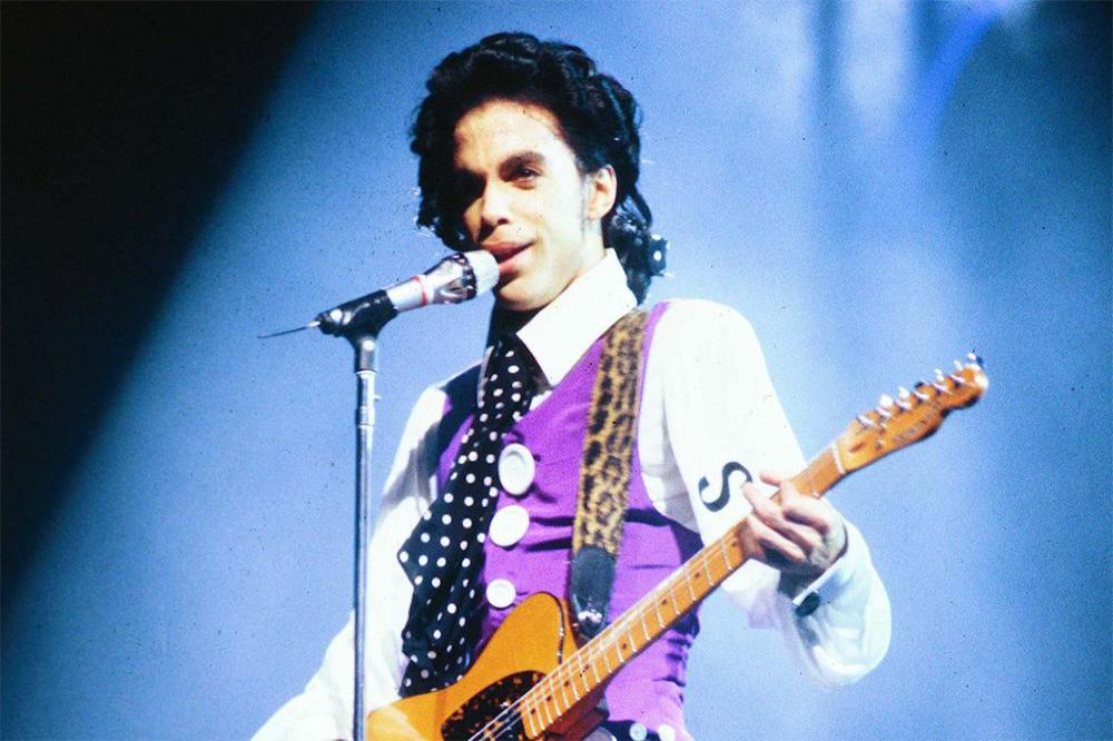 Prince pictured in 1984