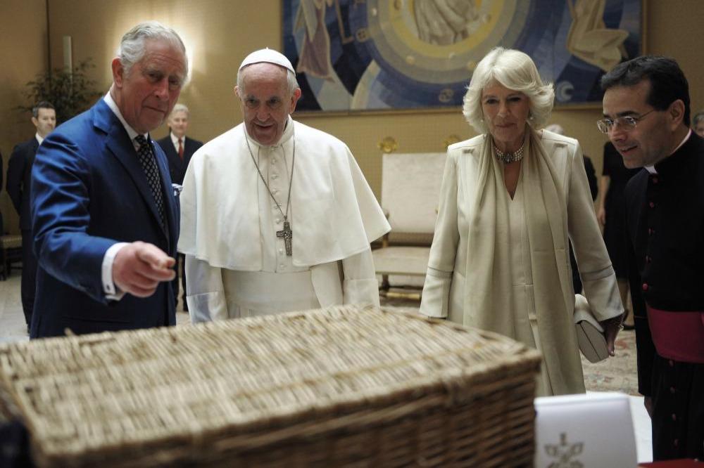 Prince Charles with Pope Francis