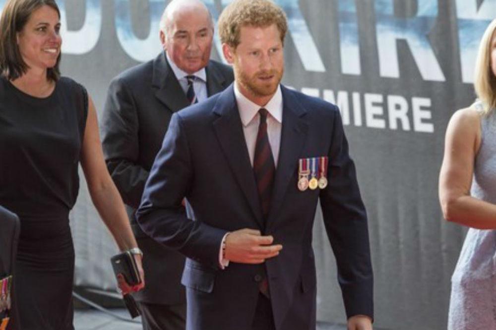 Prince Harry at the premiere