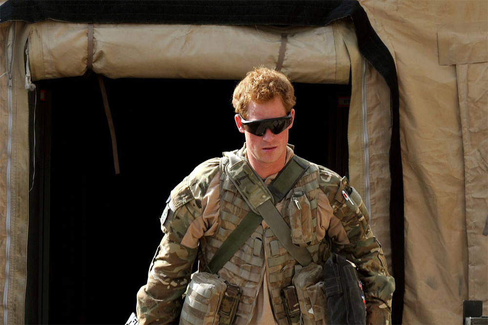 Prince Harry in the Army in 2013