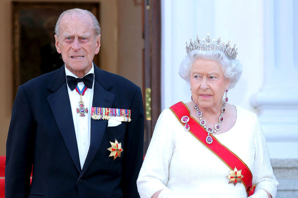 Prince Philip and Queen Elizabeth's names have been added to their grave