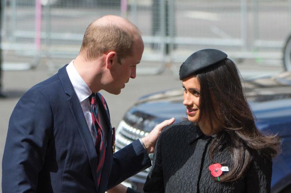 Prince William and Meghan Markle at Westminster Abbey