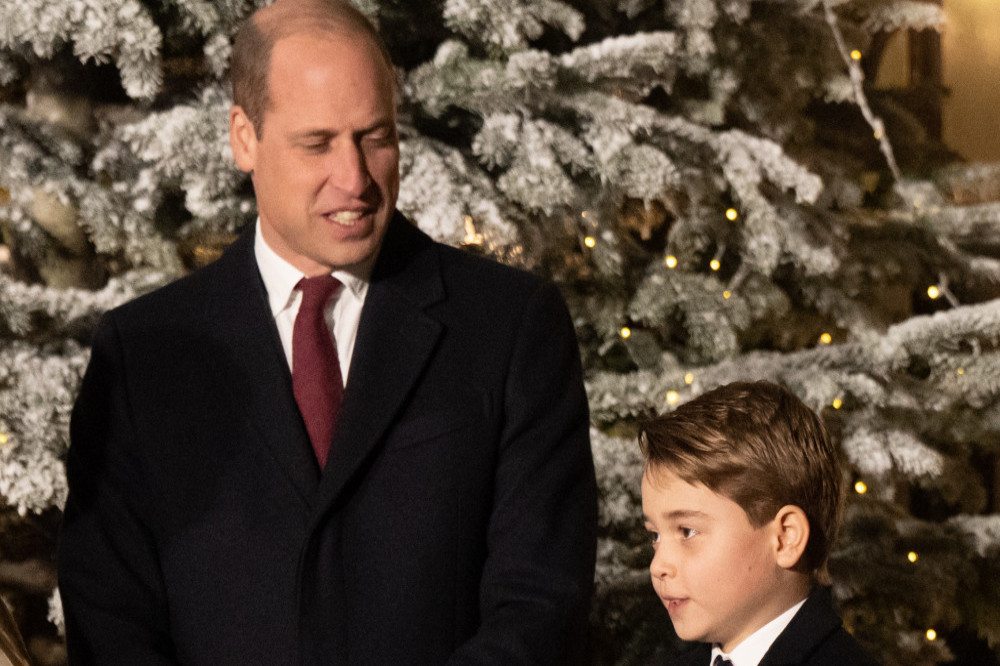 Prince William and Prince George at Together at Christmas