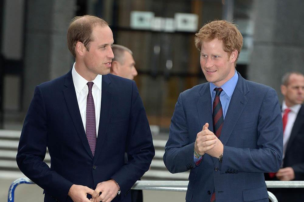 Britain's Prince William and Prince Harry
