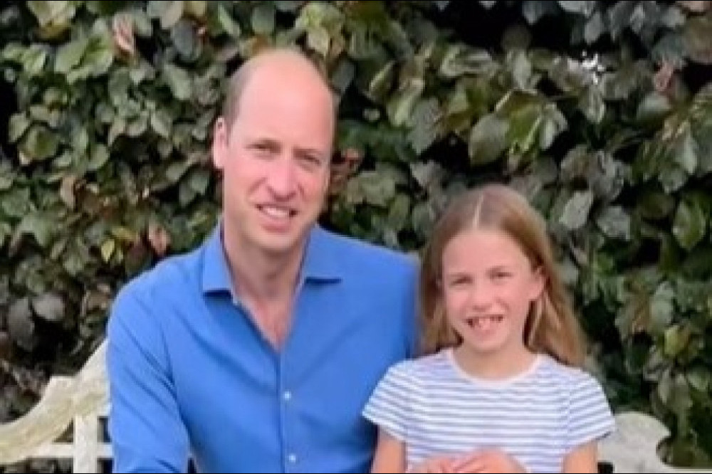 Prince William and Princess Charlotte have wished the Lionesses luck