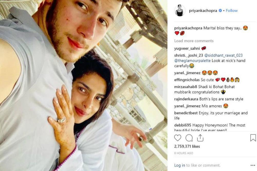 Priyanka Chopra and Nick Jonas (c) Instagram/ Priyanka Chopra
