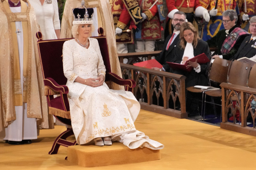 Queen Camilla's coronation dress is going on display