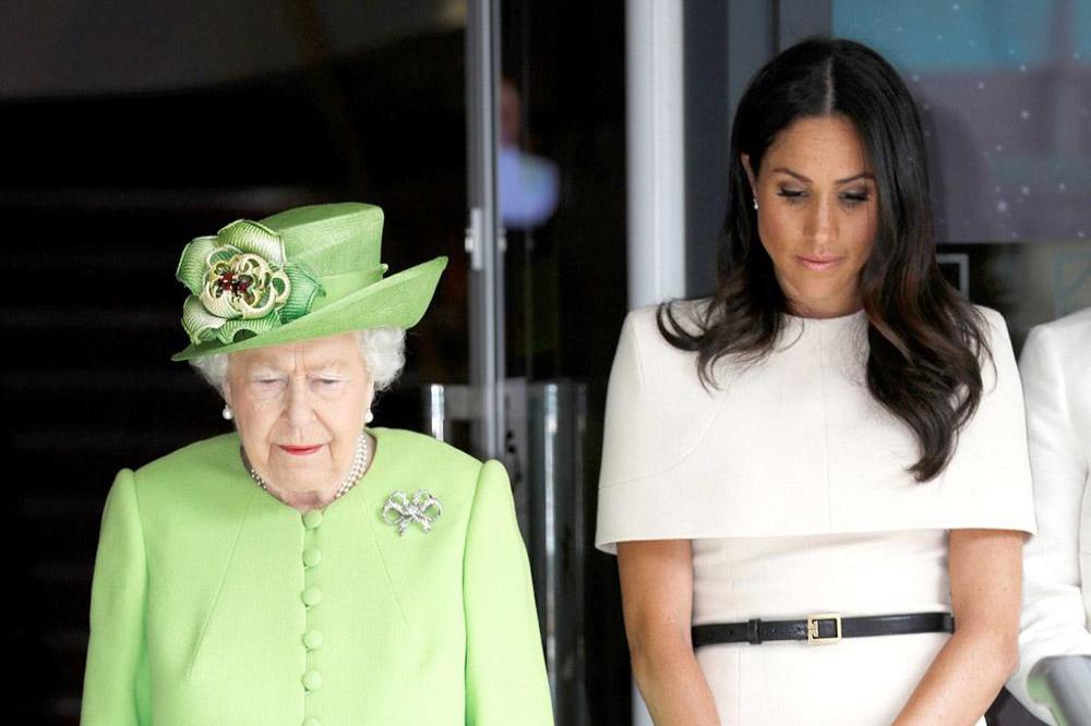 Queen Elizabeth and the Duchess of Sussex
