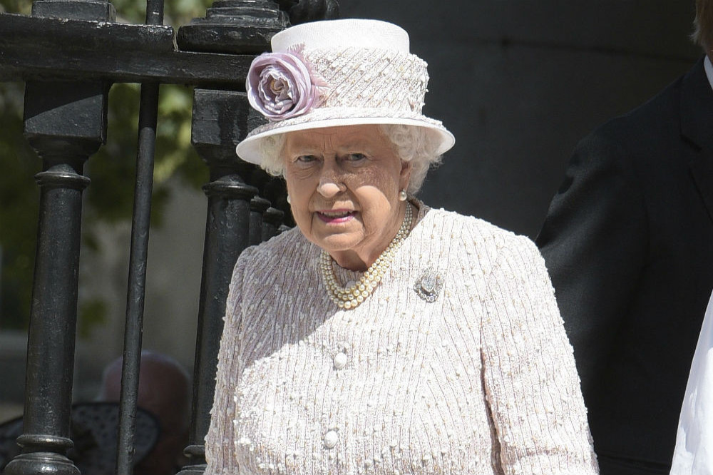 Queen Elizabeth on VJ Day in 2015