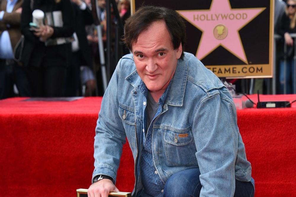Quentin Tarantino on the Hollywood Walk of Fame