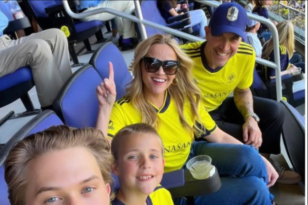 Reese Witherspoon attends first game at Nashville Football Club after joining ownership board (C) Reese Witherspoon/Instagram