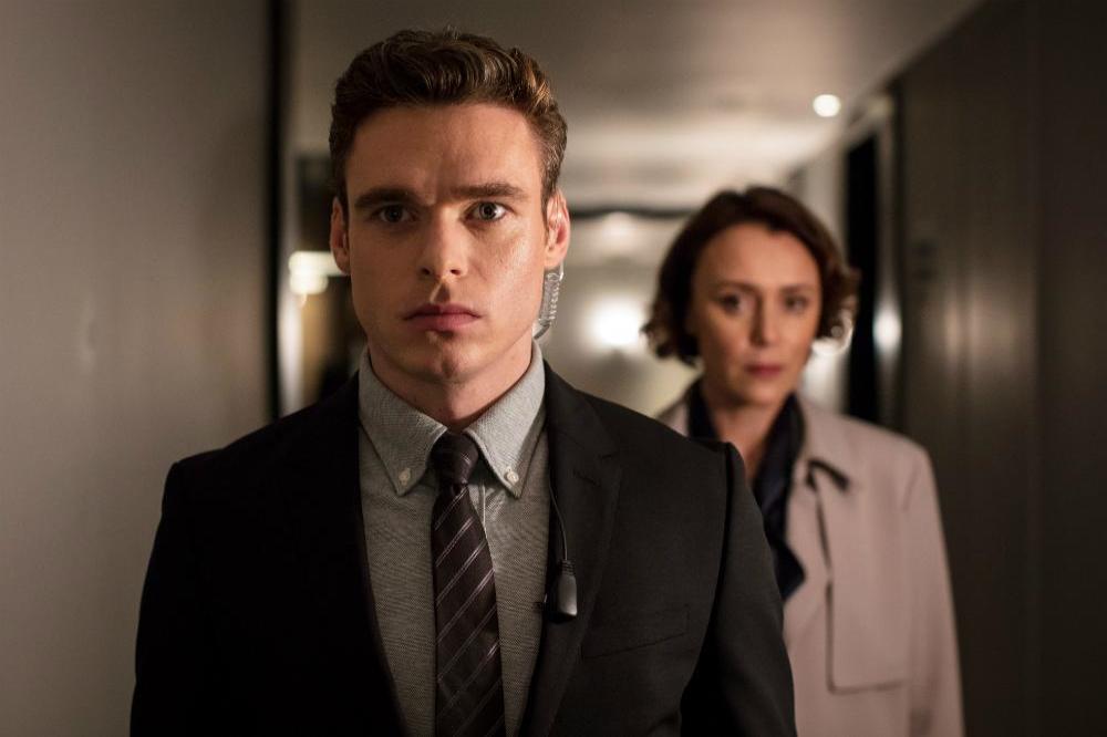 Richard Madden and Keeley Hawes in The Bodyguard 