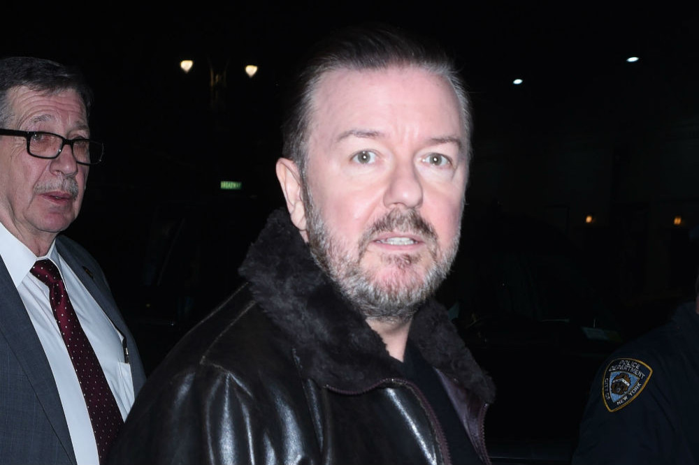 Ricky Gervais has hit out at virtue-signalling celebrities