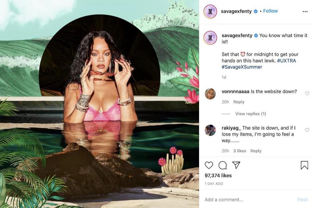 Rihanna's new collection via Instagram (c)