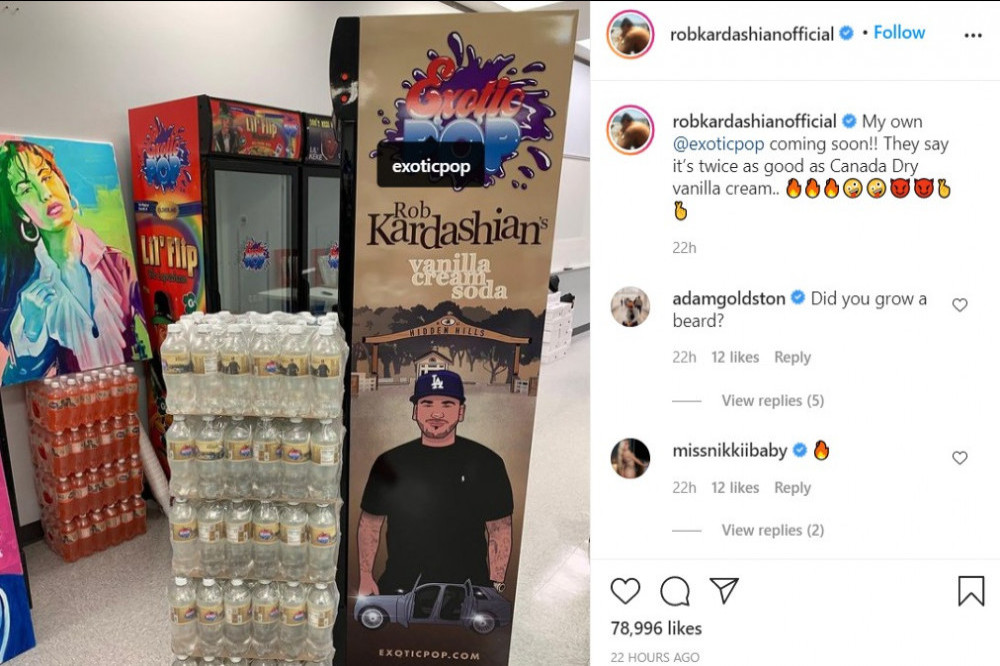 Rob Kardashian's (c) Instagram post