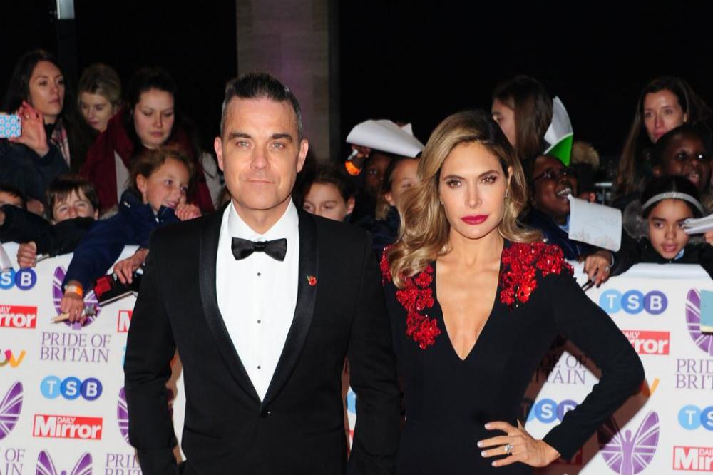Robbie Williams and Ayda Field at the Pride of Britain Awards