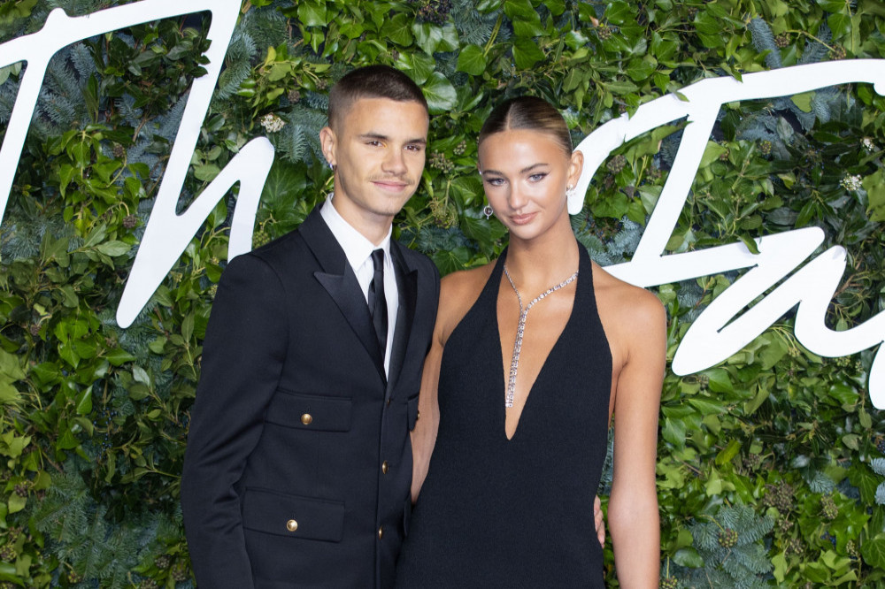 Romeo Beckham's model girlfriend Mia Regan takes style tips from
