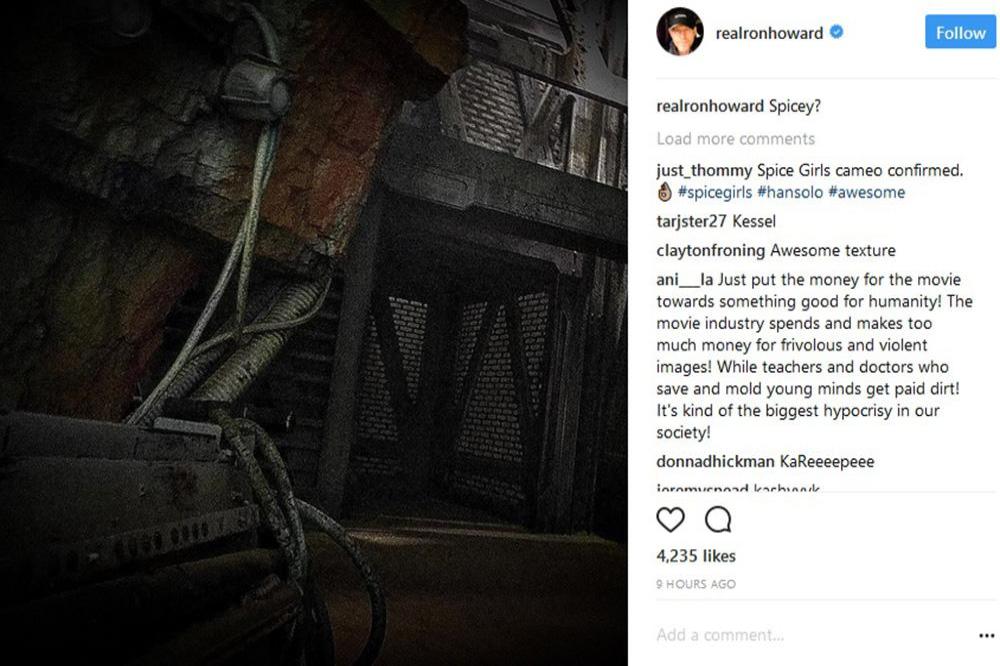 Ron Howard's Instagram post