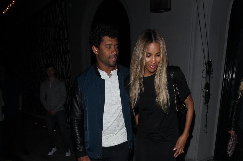 Russell Wilson and Ciara 