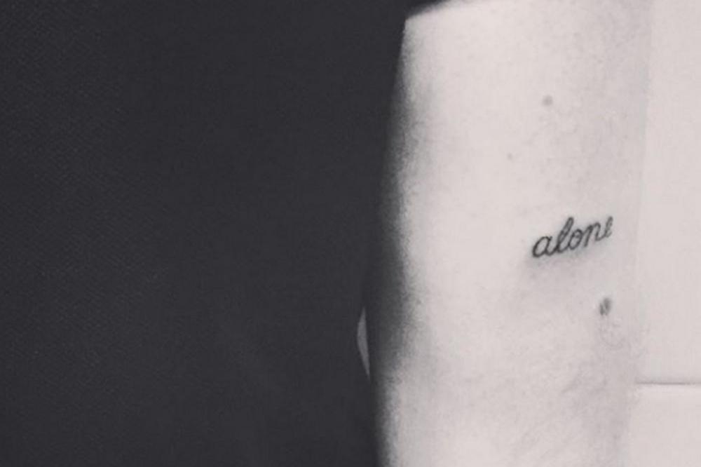 Sam Smith's new tattoo (c) Instagram
