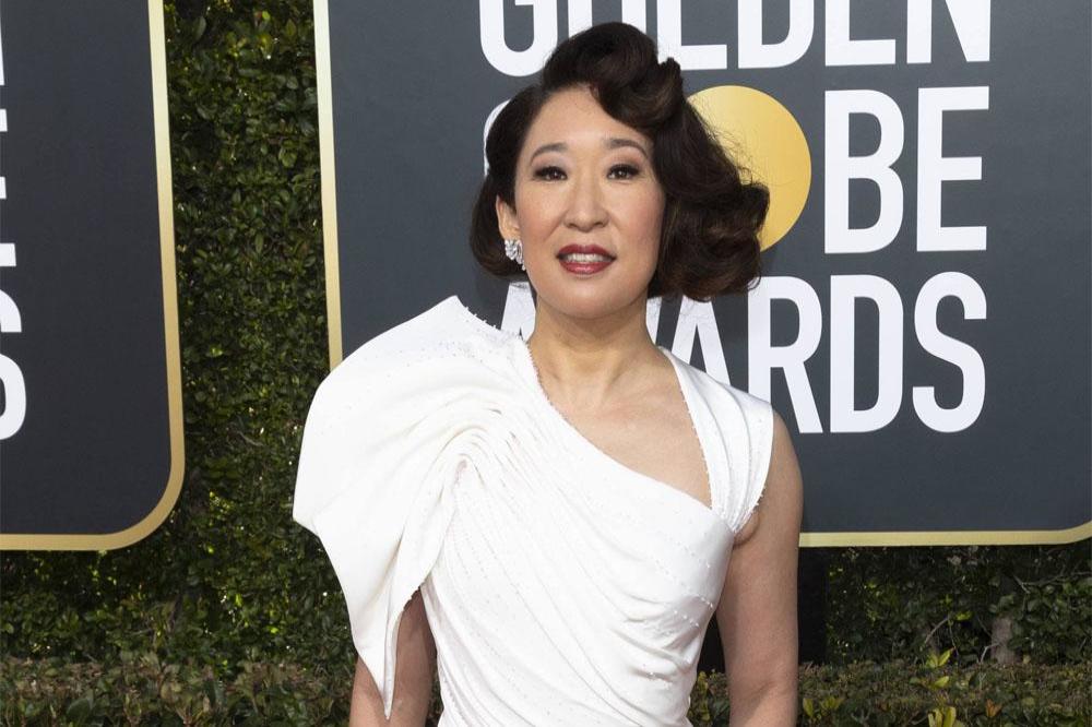 Sandra Oh at the Golden Globes