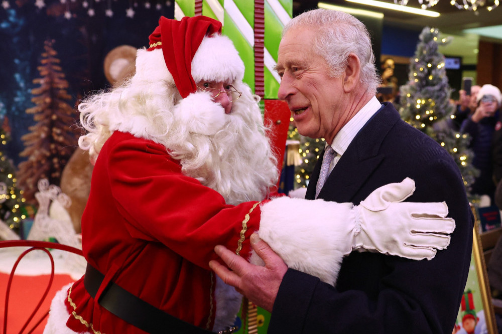 Santa told King Charles he had been a 'very good boy'