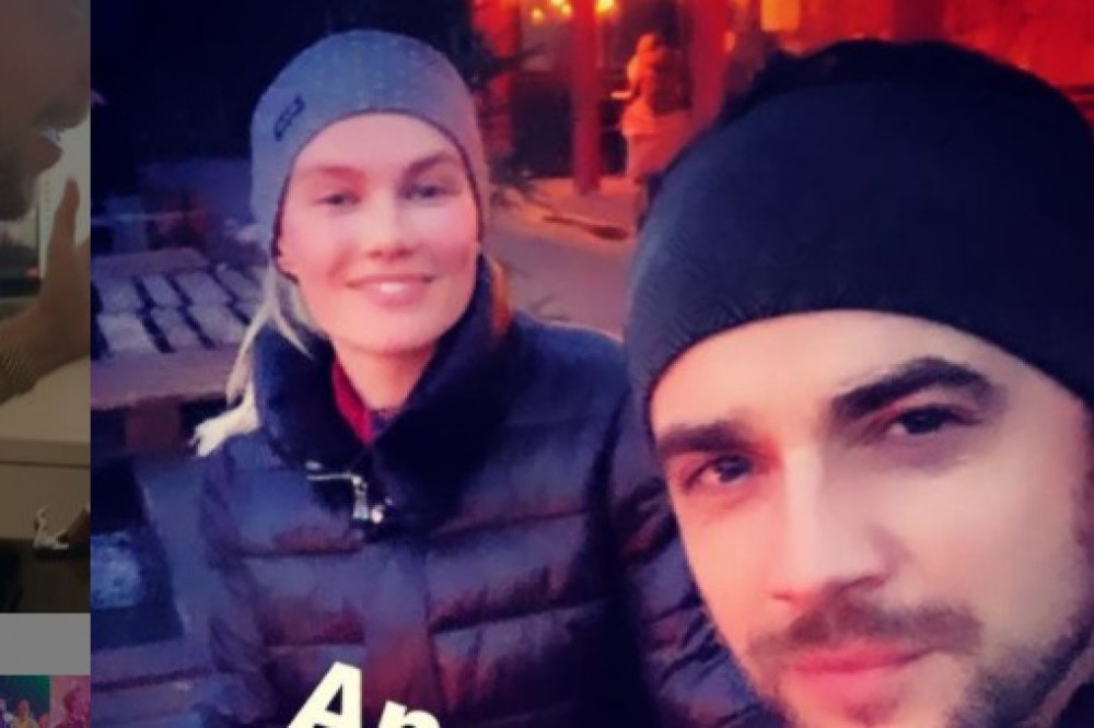 Sara Skjoldnes and Ben Adams (c) Instagram