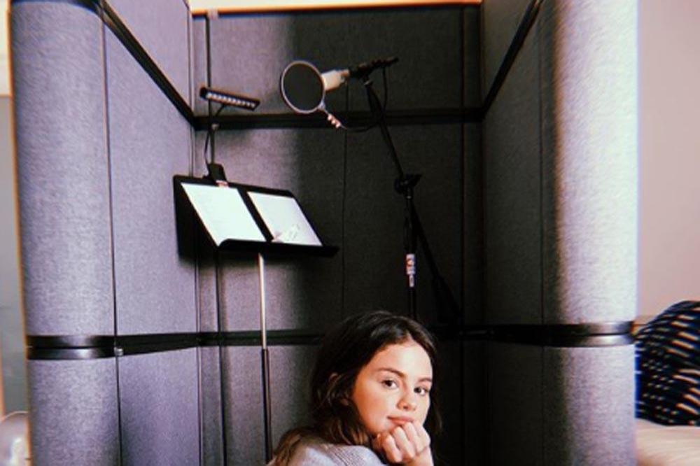 Selena Gomez's home studio (c) Instagram 