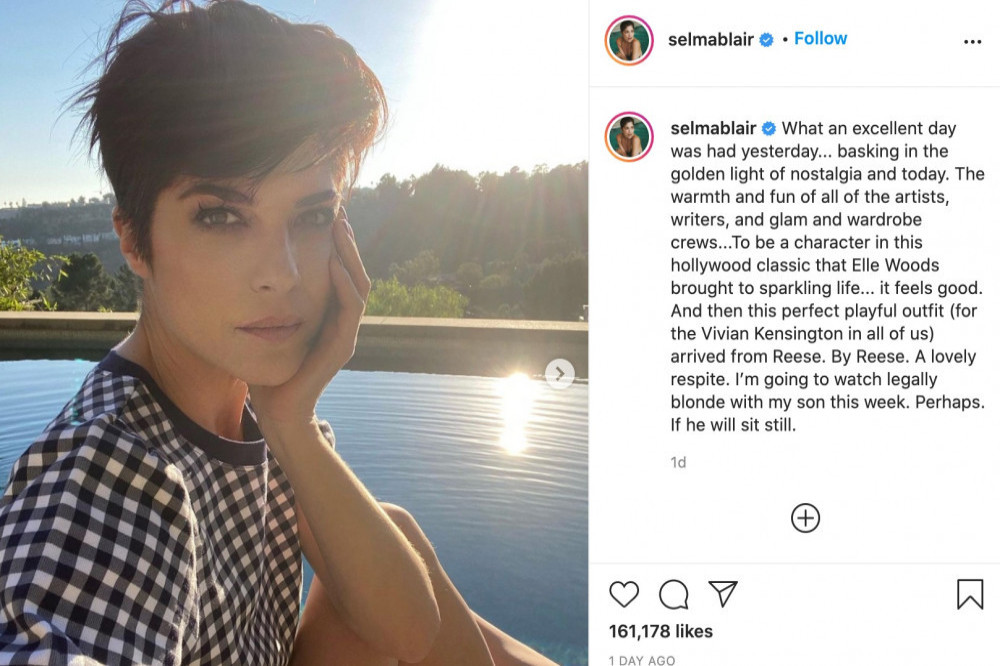 Selma Blair's Instagram (c) post