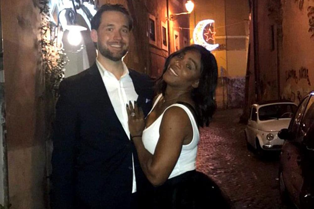 Serena Williams and Alexis Ohanian 