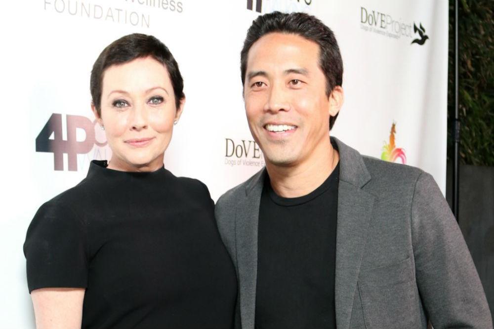 Shannen Doherty and Marc Chang