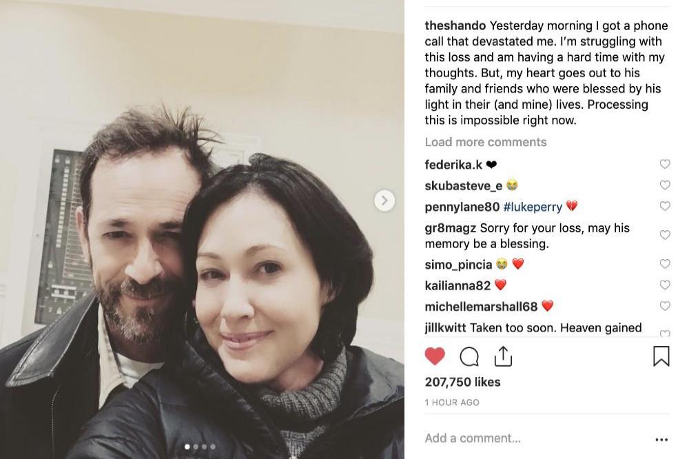 Shannen Doherty's Instagram (c) post